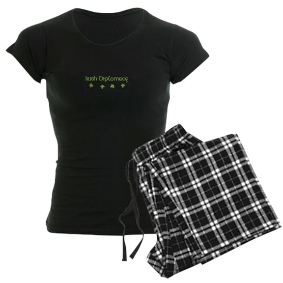 CafePress - Irish Diplomacy Pajamas - Women's Dark Pajamas