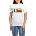 thumbnail image 1 of CafePress - Irish Ecuadorian Heritage Fla Women's Light Pajama - Women's Short Sleeve Print T-Shirt and Pants Light Cotton Pajama Set, 1 of 7