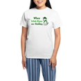 thumbnail image 1 of CafePress - Irish Eyes Smiling Women's Light Pajamas - Women's Short Sleeve Print T-Shirt and Pants Light Cotton Pajama Set, 1 of 7