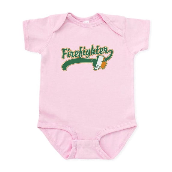 CafePress - Irish Firefighter Infant Bodysuit - Baby Light Bodysuit, Size Newborn - 24 Months