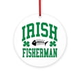 thumbnail image 1 of CafePress - Irish Fisherman -  Round Wood Ornament 4", 1 of 2