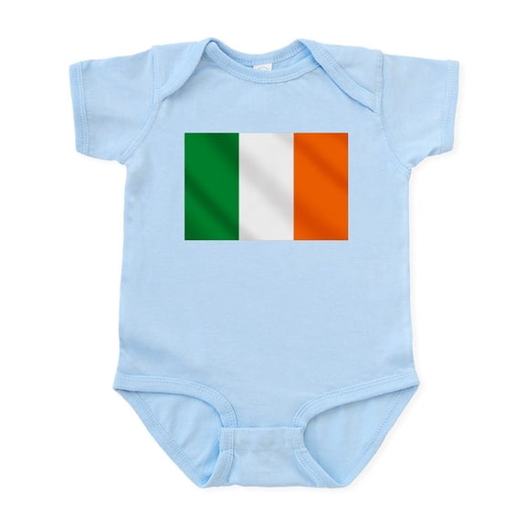 CafePress - Irish Flag Of Ireland Infant Bodysuit - Baby Light Bodysuit, Size Newborn - 24 Months