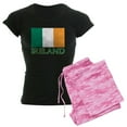 thumbnail image 1 of CafePress - Irish Flag Women's Dark Pajamas - Women's Short Sleeve Print T-Shirt and Pants Dark Cotton Pajama Set, 1 of 7