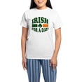thumbnail image 1 of CafePress - Irish For A Daydistressed Women's Light Pajamas - Women's Short Sleeve Print T-Shirt and Pants Light Cotton Pajama Set, 1 of 7