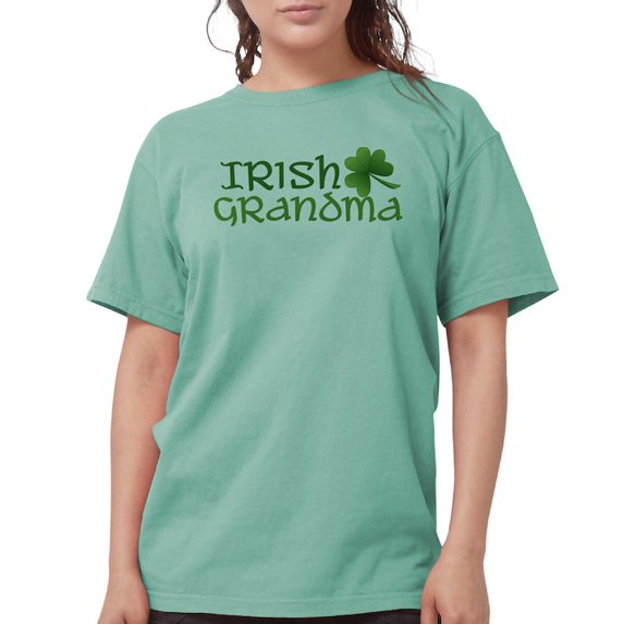CafePress - Irish Grandma T Shirt - Womens Comfort Colors® Shirt