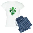 thumbnail image 1 of CafePress - Irish Green Fleur De Lis - Women's Light Pajamas, 1 of 4