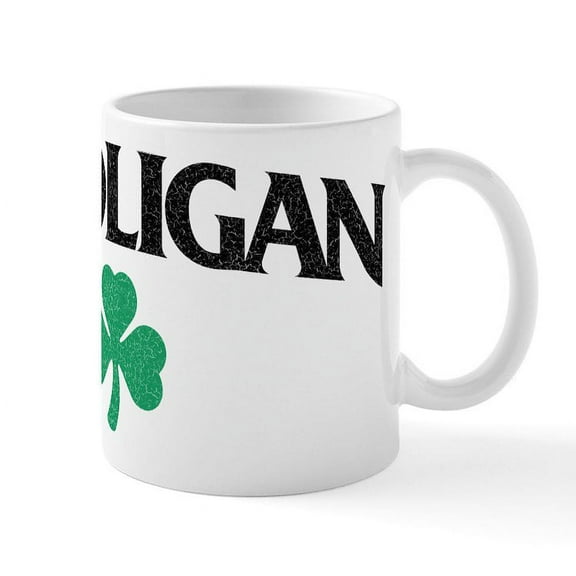 CafePress - Irish Hooligan - 11 oz Ceramic Mug - Novelty Coffee Tea Cup