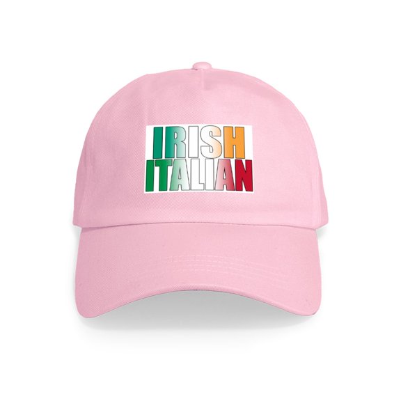 CafePress - Irish Italian Cap - Adjustable 100% Brushed Unisex Casual Cotton Baseball Cap, Beige, 1