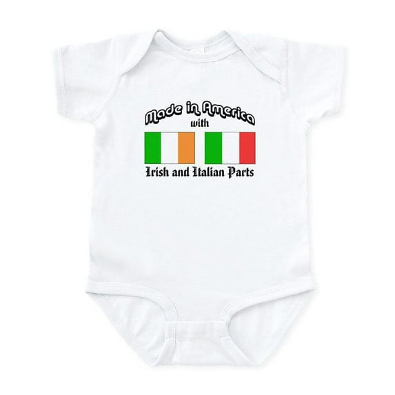 CafePress - Irish Italian Infant Bodysuit - Baby Light Bodysuit, Size Newborn - 24 Months