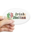 thumbnail image 1 of CafePress - Irish Italian Oval Sticker - Sticker (Oval), 1 of 1