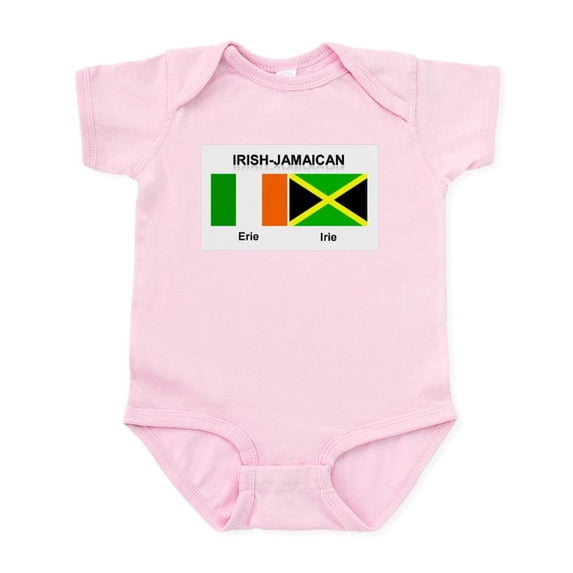 CafePress - Irish Jamaican 1 Body Suit - Baby Light Bodysuit, Size Newborn - 24 Months