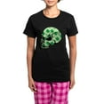 thumbnail image 1 of CafePress - Irish Lucky Skull Women's Dark Pajamas - Women's Short Sleeve Print T-Shirt and Pants Dark Cotton Pajama Set, 1 of 7