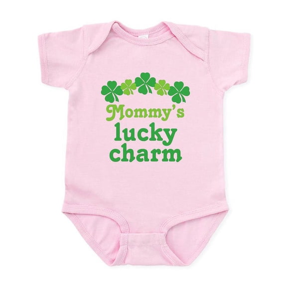 CafePress - Irish Mommy's Lucky Charm Infant Bodysuit - Baby Light Bodysuit, Size Newborn - 24 Months