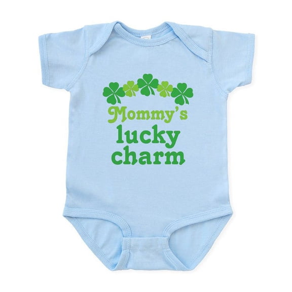CafePress - Irish Mommy's Lucky Charm Infant Bodysuit - Baby Light Bodysuit, Size Newborn - 24 Months