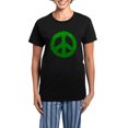 thumbnail image 1 of CafePress - Irish Peace Symbol Women's Dark Pajamas - Women's Short Sleeve Print T-Shirt and Pants Dark Cotton Pajama Set, 1 of 7