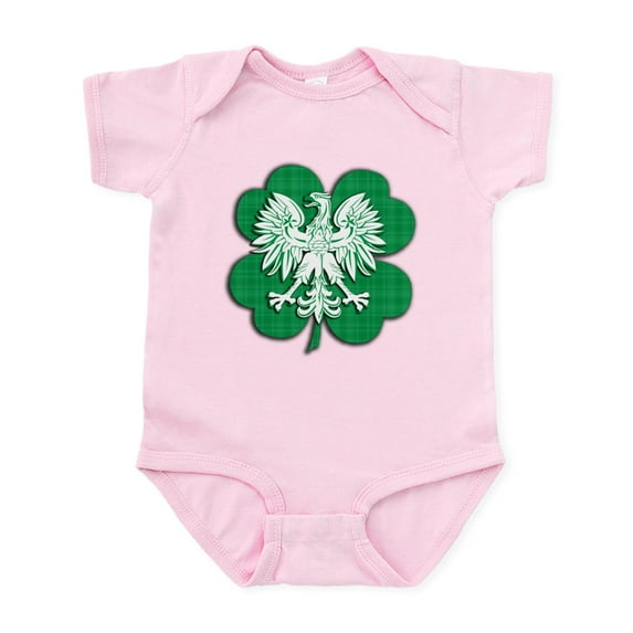 CafePress - Irish Polish Heritage Infant Bodysuit - Baby Light Bodysuit, Size Newborn - 24 Months