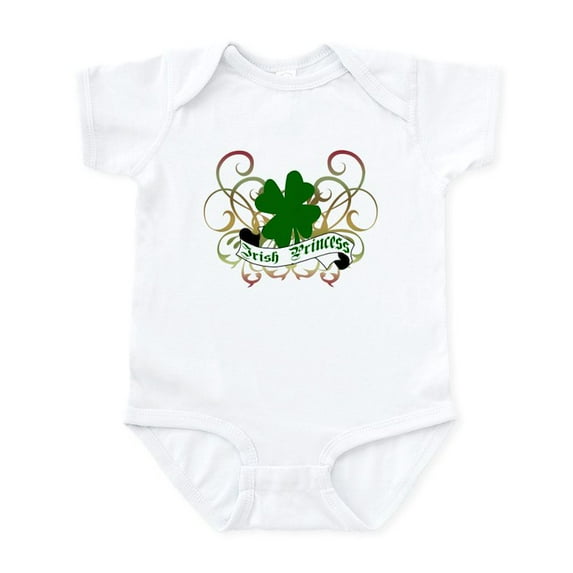 CafePress - Irish Princess Shamrock Baby Onesie - Baby Light Bodysuit, Size Newborn - 24 Months