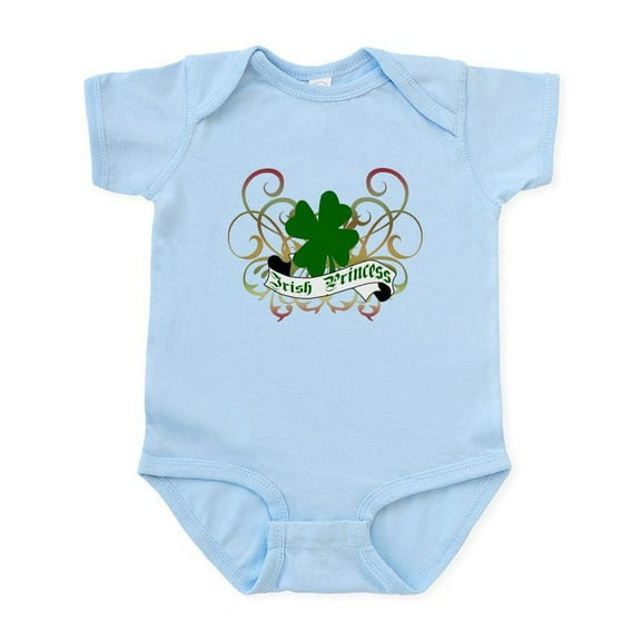 CafePress - Irish Princess Shamrock Baby Onesie - Baby Light Bodysuit, Size Newborn - 24 Months
