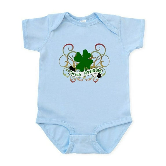 CafePress - Irish Princess Shamrock Baby Onesie - Baby Light Bodysuit, Size Newborn - 24 Months