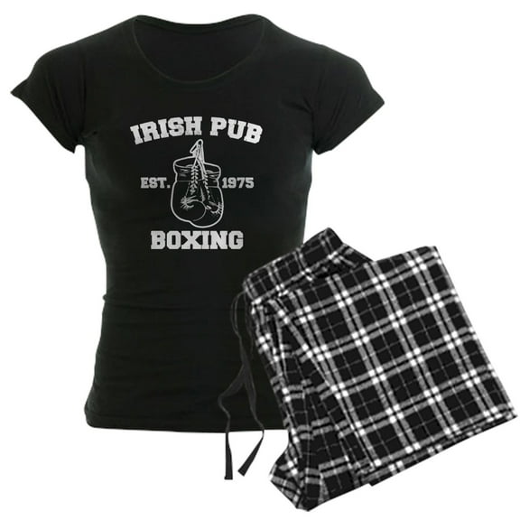 CafePress - Irish Pub Boxing - Women's Dark Pajamas