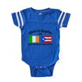 thumbnail image 1 of CafePress - Irish Puerto Rican Bl Tr - Cute Infant Baby Football Bodysuit, 1 of 3