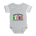 thumbnail image 1 of CafePress - Irish Puerto Rican Bl Tr - Cute Infant Baby Football Bodysuit, 1 of 3