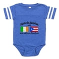 thumbnail image 1 of CafePress - Irish Puerto Rican Bl Tr - Cute Infant Baby Football Bodysuit, 1 of 3