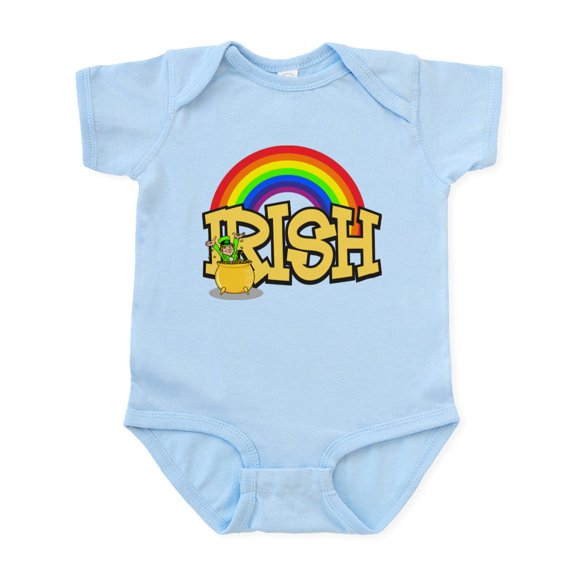 CafePress - Irish Rainbow Infant Bodysuit - Baby Light Bodysuit, Size Newborn - 24 Months