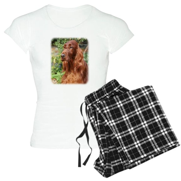 CafePress - Irish Setter 9Y209D 090 Women's Light Pajamas - Women's Short Sleeve Print T-Shirt and Pants Light Cotton Pajama Set