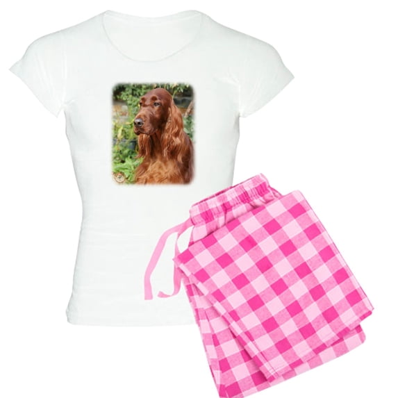 CafePress - Irish Setter 9Y209D 090 Women's Light Pajamas - Women's Short Sleeve Print T-Shirt and Pants Light Cotton Pajama Set