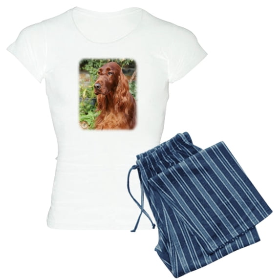 CafePress - Irish Setter 9Y209D 090 Women's Light Pajamas - Women's Short Sleeve Print T-Shirt and Pants Light Cotton Pajama Set