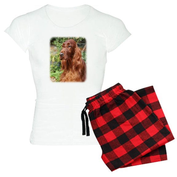 CafePress - Irish Setter 9Y209D 090 Women's Light Pajamas - Women's Short Sleeve Print T-Shirt and Pants Light Cotton Pajama Set
