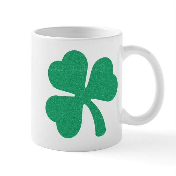 CafePress - Irish Shamrock - 11 oz Ceramic Mug - Novelty Coffee Tea Cup