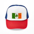 thumbnail image 1 of CafePress - Irish Shamrock Flag - Adjustable Unisex Printed Trucker Hat with Mesh Back, 1 of 10