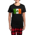 thumbnail image 1 of CafePress - Irish Shamrock Flag Women's Dark Pajamas - Women's Short Sleeve Print T-Shirt and Pants Dark Cotton Pajama Set, 1 of 7
