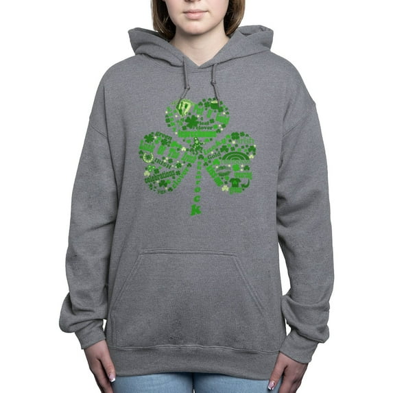 CafePress - Irish Shamrock - Pullover Hoodie, Classic & Comfortable Hooded Sweatshirt