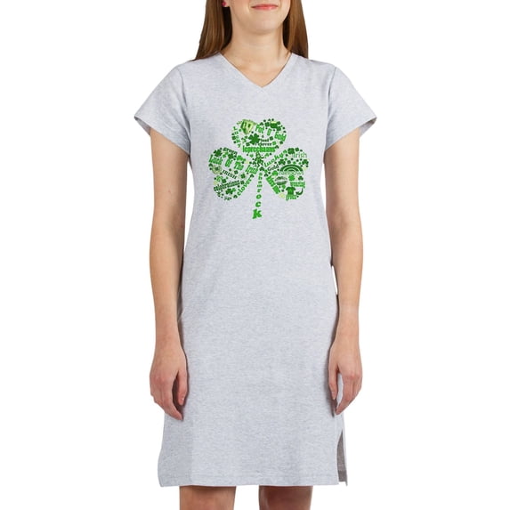 CafePress - Irish Shamrock - Women's Nightshirt