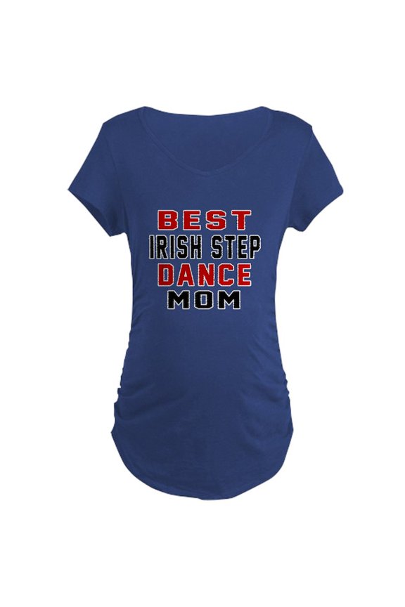 - Irish Stepdance Dance Mom D Maternity Dark T Shirt - Maternity Dark T-Shirt