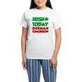 thumbnail image 1 of CafePress - Irish Today German Tomorrow Women's Light Pajamas - Women's Short Sleeve Print T-Shirt and Pants Light Cotton Pajama Set, 1 of 7