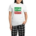 thumbnail image 1 of CafePress - Irish Today German Tomorrow Women's Light Pajamas - Women's Short Sleeve Print T-Shirt and Pants Light Cotton Pajama Set, 1 of 7