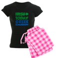 thumbnail image 1 of CafePress - Irish Today Greek Tomorrow Pajamas - Women's Dark Pajamas, 1 of 4