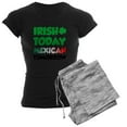 thumbnail image 1 of CafePress - Irish Today Mexican Tomorrow Women's Dark Pajamas - Women's Short Sleeve Print T-Shirt and Pants Dark Cotton Pajama Set, 1 of 7