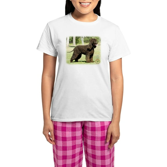 CafePress - Irish Water Spaniel 9R032D 23 Women's Light Pajama - Women's Short Sleeve Print T-Shirt and Pants Light Cotton Pajama Set