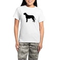 thumbnail image 1 of CafePress - Irish Wolfhound Silhouette Women's Light Pajamas - Women's Short Sleeve Print T-Shirt and Pants Light Cotton Pajama Set, 1 of 7