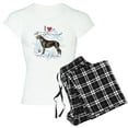 thumbnail image 1 of CafePress - Irish Wolfhound Women's Light Pajamas - Women's Short Sleeve Print T-Shirt and Pants Light Cotton Pajama Set, 1 of 7