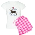 thumbnail image 1 of CafePress - Irish Wolfhound Women's Light Pajamas - Women's Short Sleeve Print T-Shirt and Pants Light Cotton Pajama Set, 1 of 7
