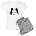 thumbnail image 1 of CafePress - Irish Wolfhounds Rule Women's Light Pajamas - Women's Short Sleeve Print T-Shirt and Pants Light Cotton Pajama Set, 1 of 7