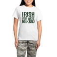 thumbnail image 1 of CafePress - Irish You Were Nekkid Women's Light Pajamas - Women's Short Sleeve Print T-Shirt and Pants Light Cotton Pajama Set, 1 of 7