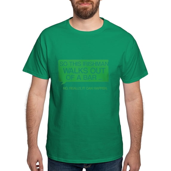 CafePress - Irishman Dark T Shirt - Men's Classic Graphic Cotton T-Shirt