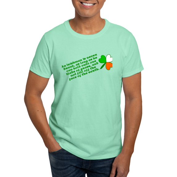 CafePress - Irishman Never Drunk Cardinal T Shirt - Men's Classic Graphic Cotton T-Shirt
